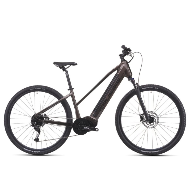 Dámské krosové elektrokolo Crussis ONE-Cross Low 7.11 518Wh 28" - model 2026 16" (155-170 cm)
