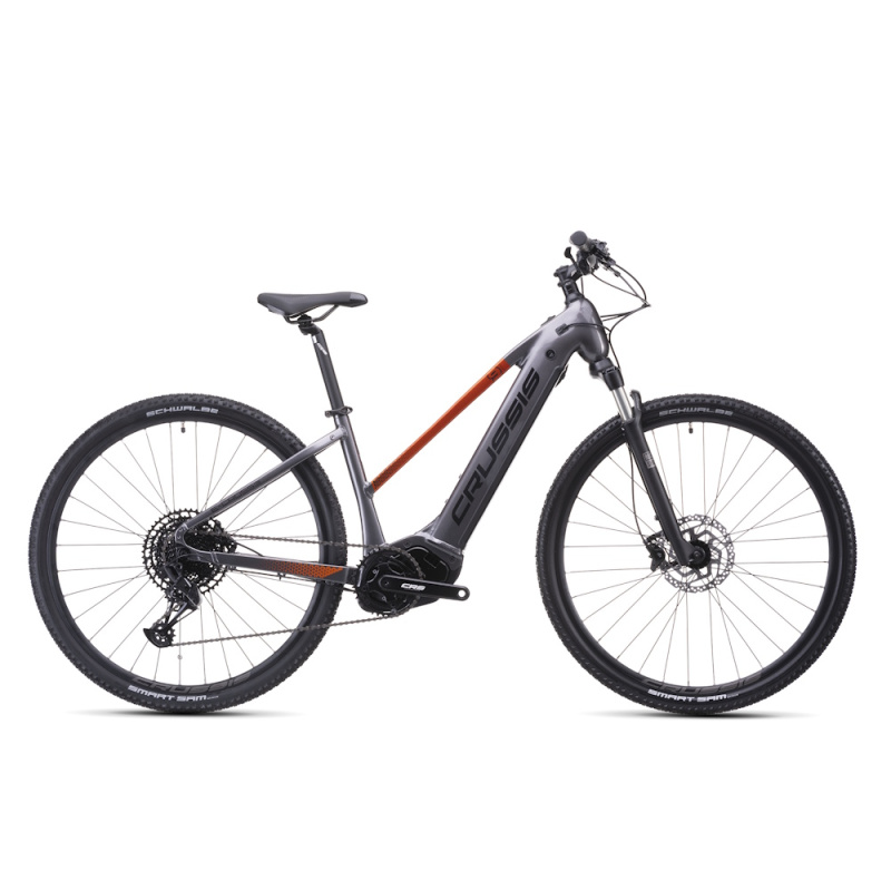 Dámské krosové elektrokolo Crussis e-Cross Low 9.11 715Wh 28" - model 2026 16" (155-170 cm)