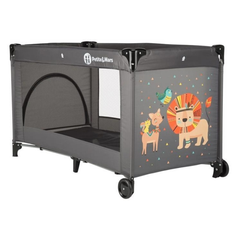 Postýlka cestovní Koot Lion Grey Petite&Mars