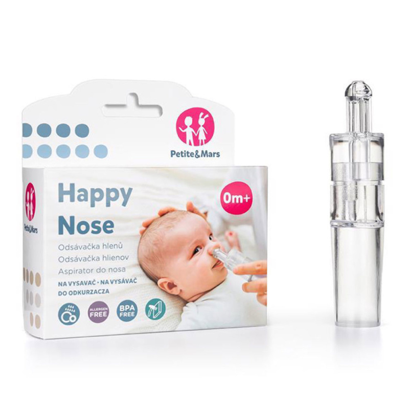 Petite&Mars Happy Nose odsávačka nosních hlenů 0 m+ 1 ks