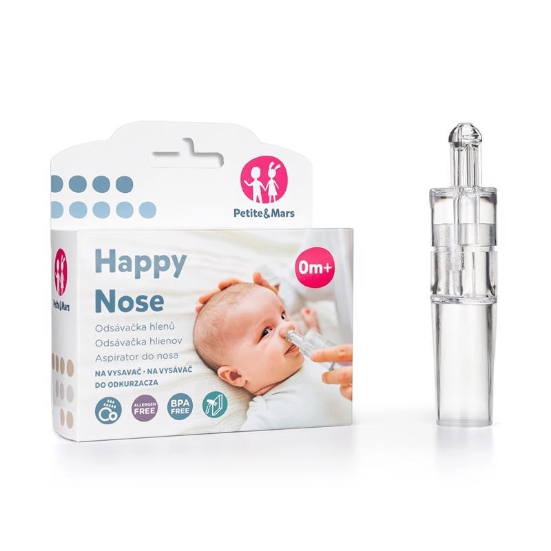 Petite&Mars Happy Nose odsávačka nosních hlenů 0 m+ 1 ks