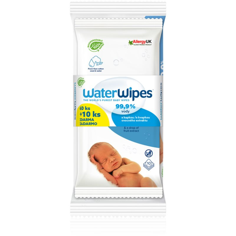 WaterWipes Baby Wipes 100% BIO vlhčené ubrousky pro děti