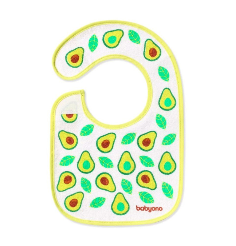 BABYONO Bryndák Froté, malý, voděodolný avokádo 3m+ - BABYONO Bryndák Froté, malý, voděodolný avokádo 3m+
