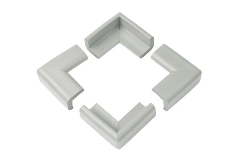 BABYONO Ochrana rohů 4 kusy, hnědá - BABYONO Ochrana rohů 4 kusy, šedá