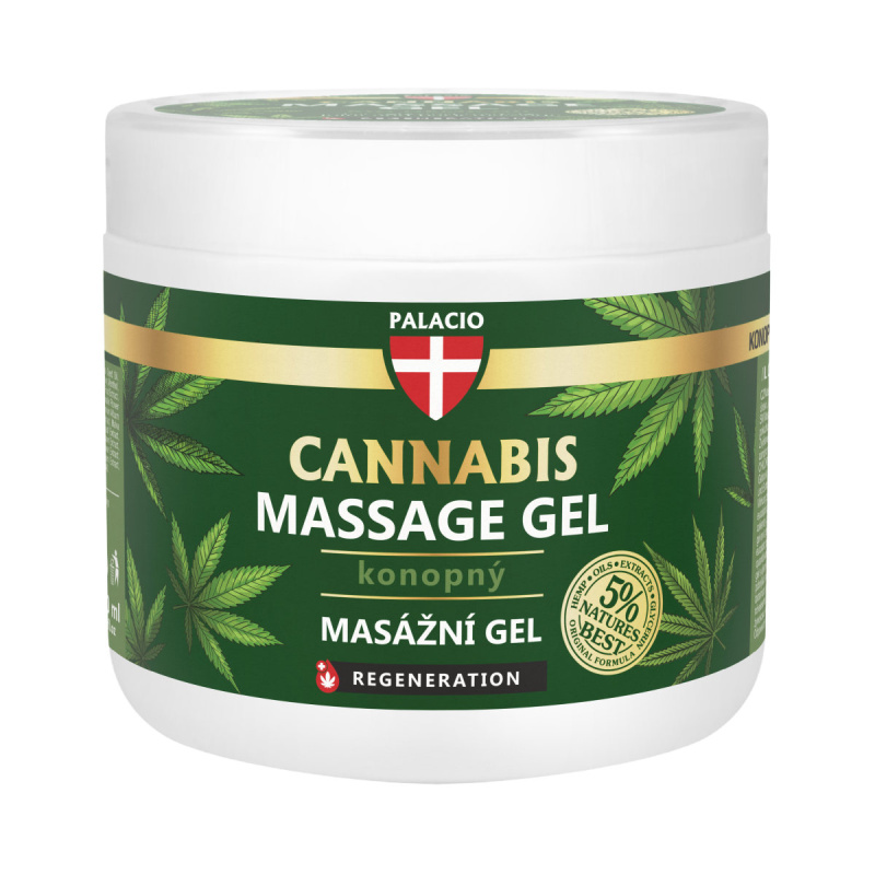 Palacio Konopný masážní gel, 600 ml