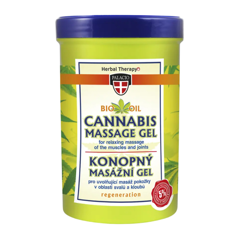 Palacio Konopný masážní gel, 380 ml