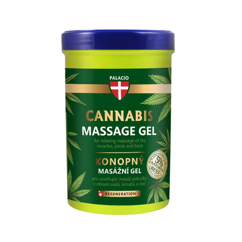 Palacio Konopný masážní gel, 380 ml