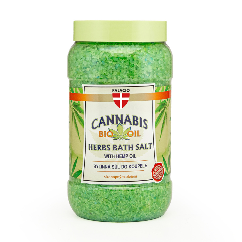 Palacio Konopná sůl do koupele, 1200 g