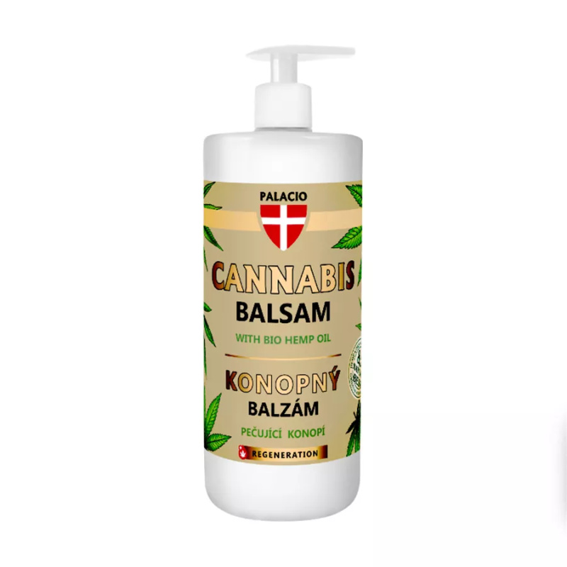 Palacio Konopný tělový balzám s pumpičkou, 500 ml