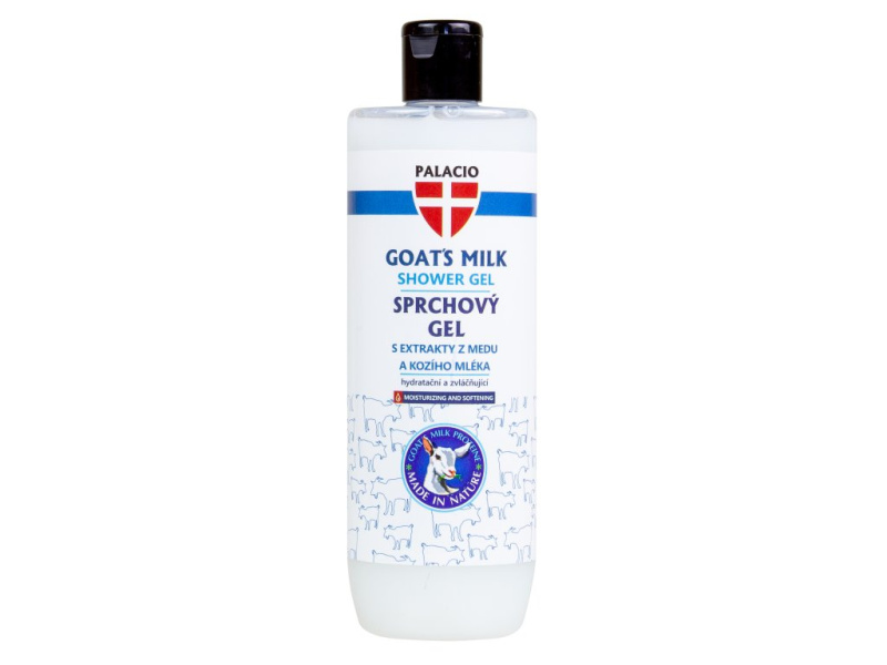 Palacio Kozí mléko sprchový gel, 500 ml