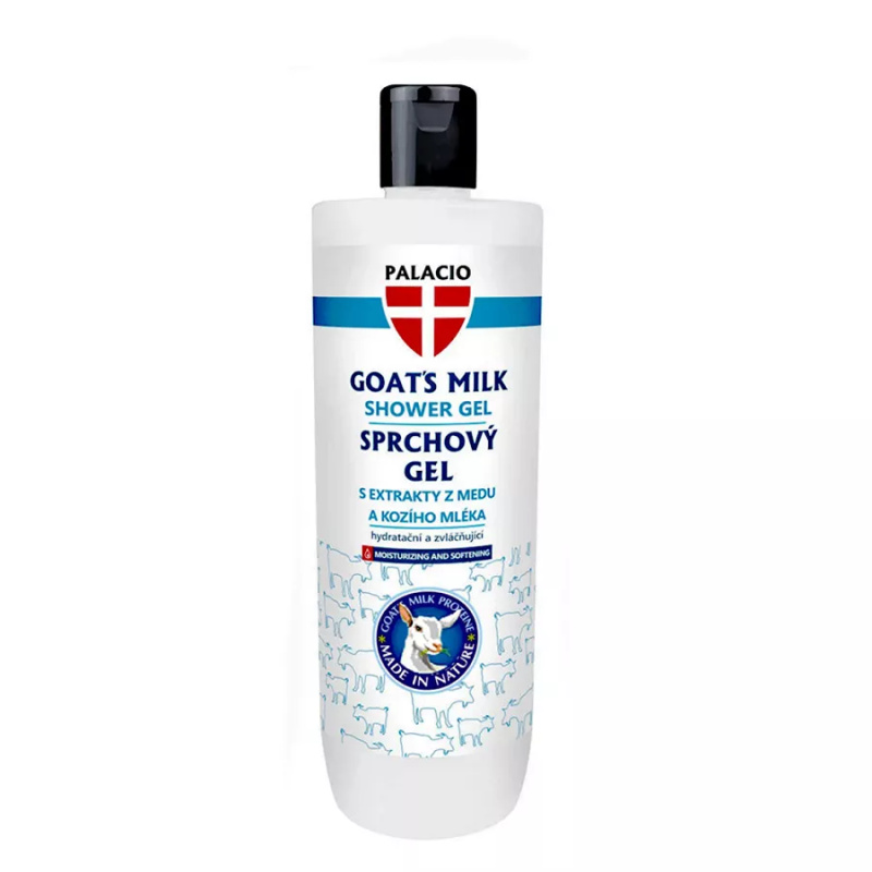 Palacio Kozí mléko sprchový gel, 500 ml