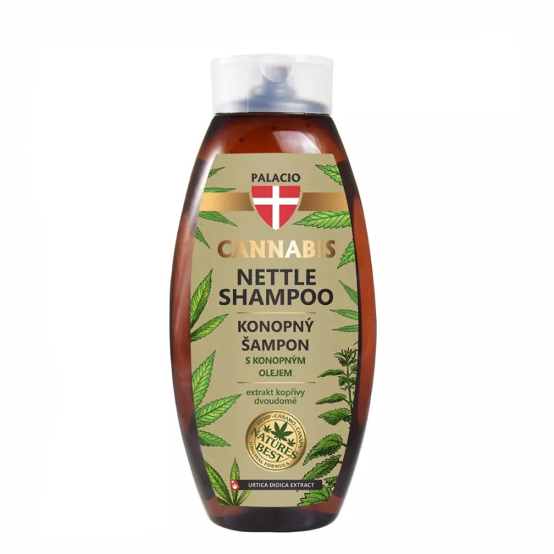 Palacio Konopný šampon s kopřivou, 500 ml