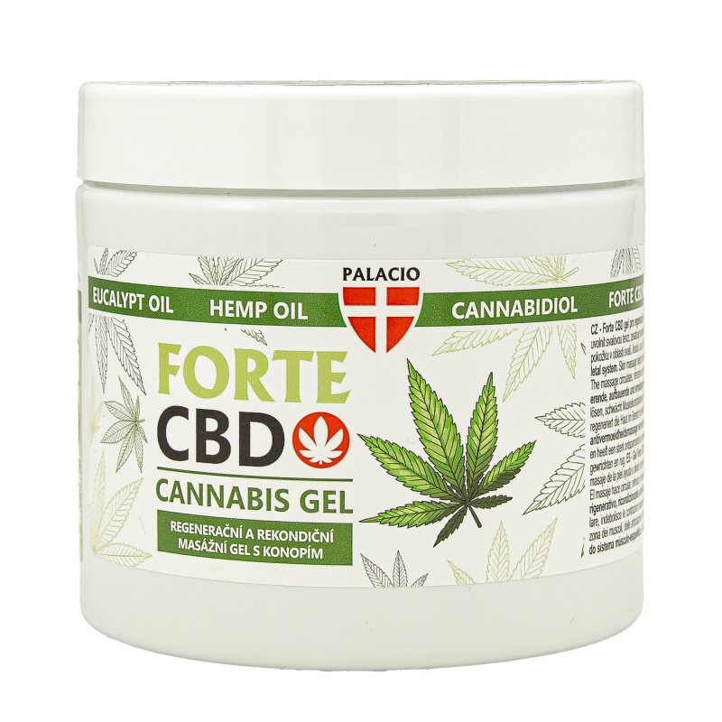PALACIO Forte CBD masážní gel, 600 ml
