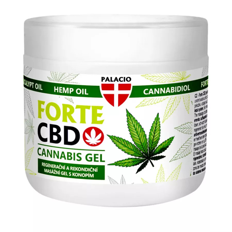 PALACIO Forte CBD masážní gel, 600 ml