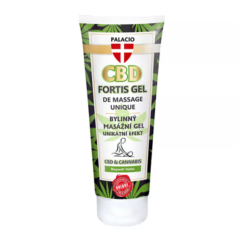 Palacio CBD Fortis unikátní masážní gel 200 ml