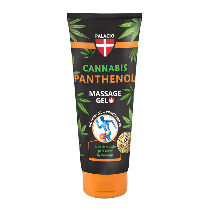 PALACIO Konopný masážní gel s panthenolem, tuba, 200 ml