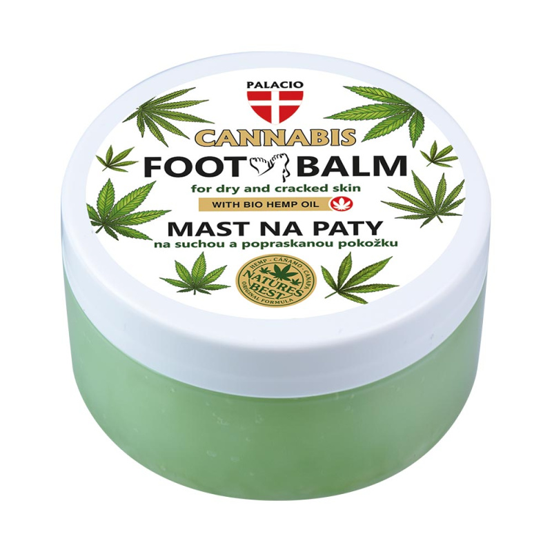 Palacio Konopná mast na paty, 100 ml