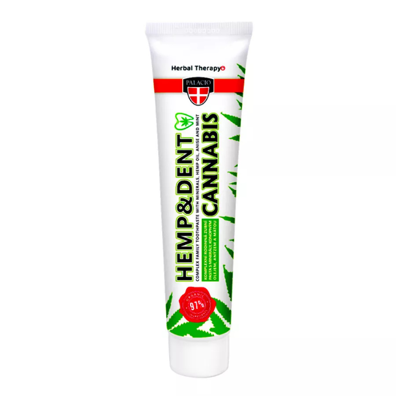 Palacio Konopná zubní pasta HEMP &amp; DENT, 75 g