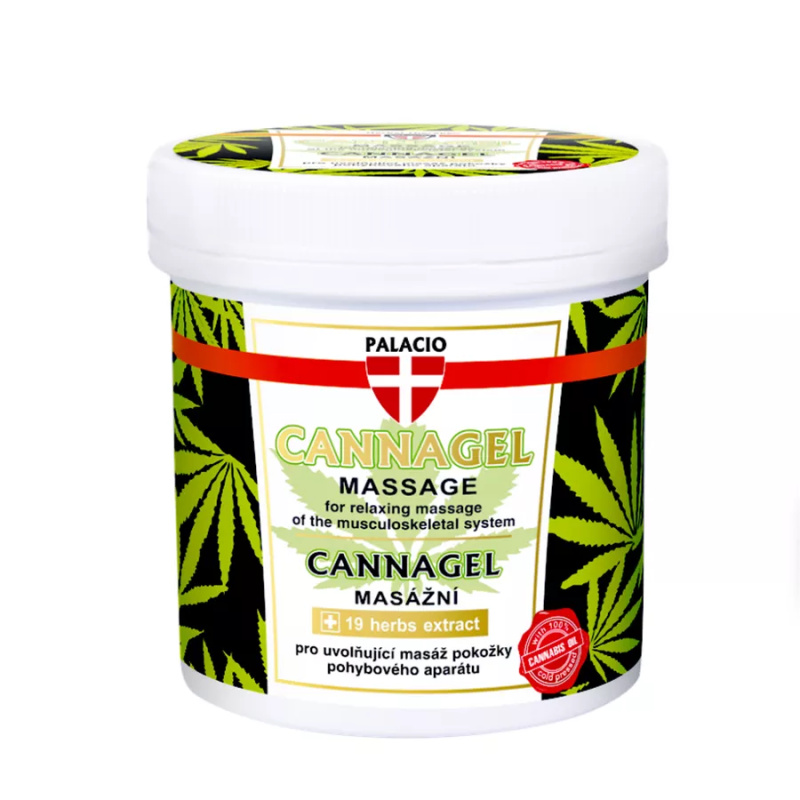 Palacio Konopný masážní gel CANNAGEL, 250 ml
