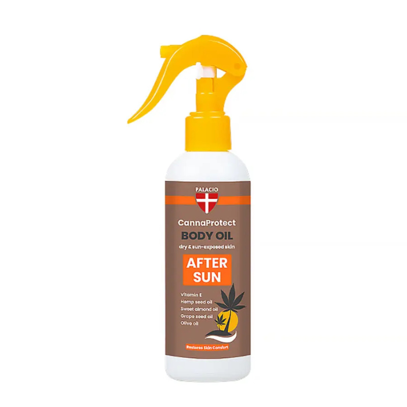 PALACIO Tělový olej po opalování After Sun s konopím, 150 ml