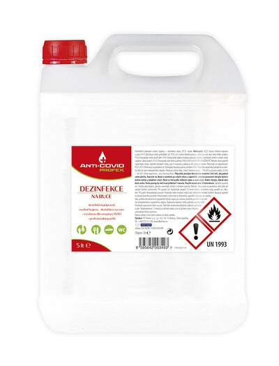 Anti-COVID Profex dezinfekce na ruce, 5 l