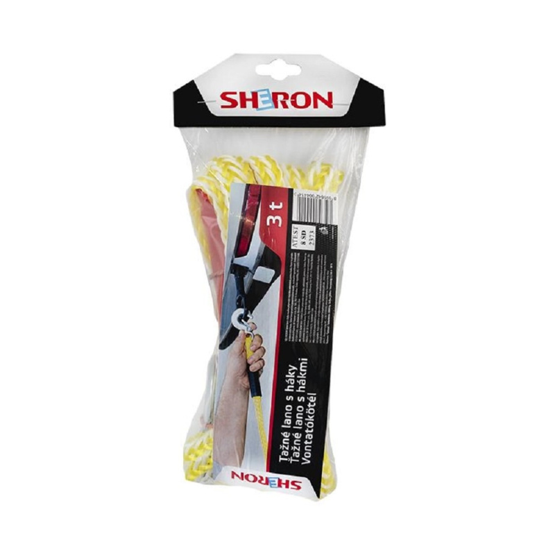 SHERON Tažné lano s háky do 3000 kg