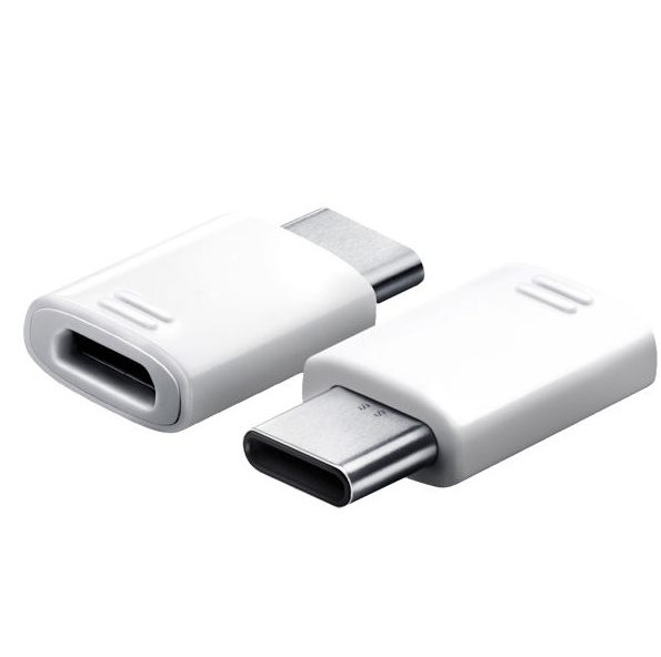 Samsung EE-GN930 adaptér microUSB → USB-C – bílý (Bulk)