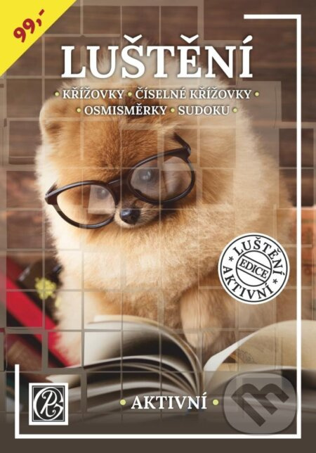 Luštění aktivní křížovky, číselné křížovky, osmisměrky, sudoku