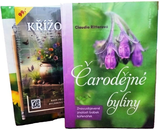 Balíček Čarodějné byliny + křížovky s tužkou Epigshop, s.r.o.