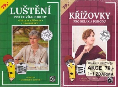 Balíček křížovek 1+1 zdarma (Luštění pro chvíle pohody, Křížovky pro relax a pohodu) - kniha z kategorie Křížovky pro dospělé