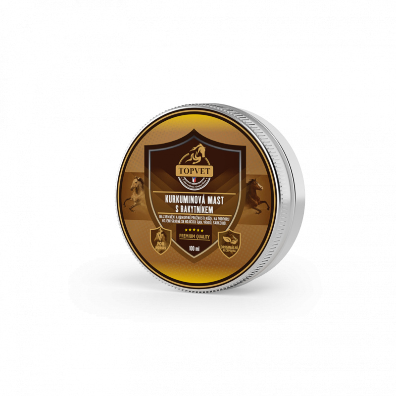 Kurkuminová mast s rakytníkem TOPVET  100ml