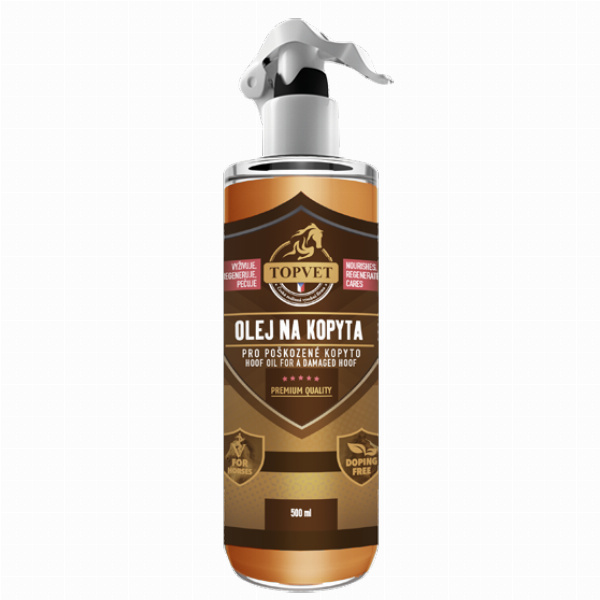 GREEN IDEA Olej na kopyta - pro poškozené kopyto 500 ml 500 ml