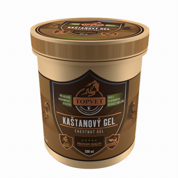 Kaštanový gel pro koně  500ml