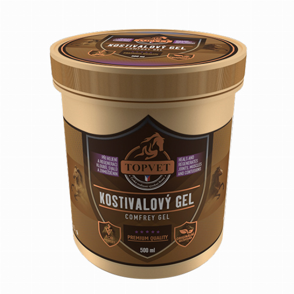 Kostivalový gel pro koně  500ml