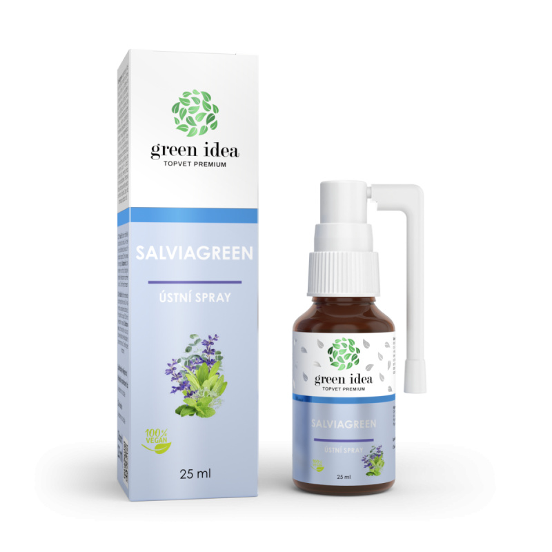 GREEN IDEA Salviagreen Ústní spray 25 ml