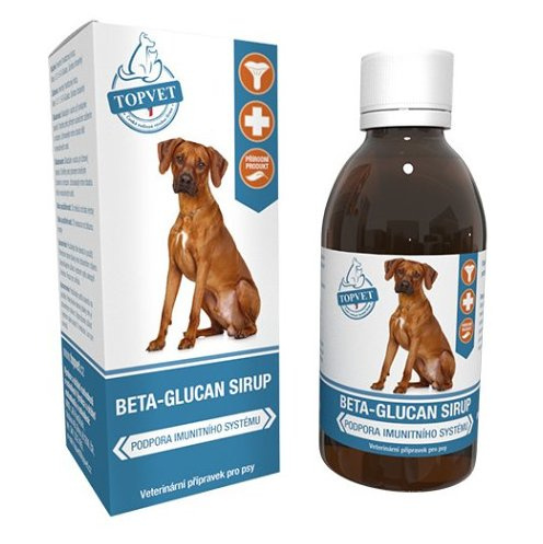 Beta-glucan sirup pro psy TOPVET 200ml