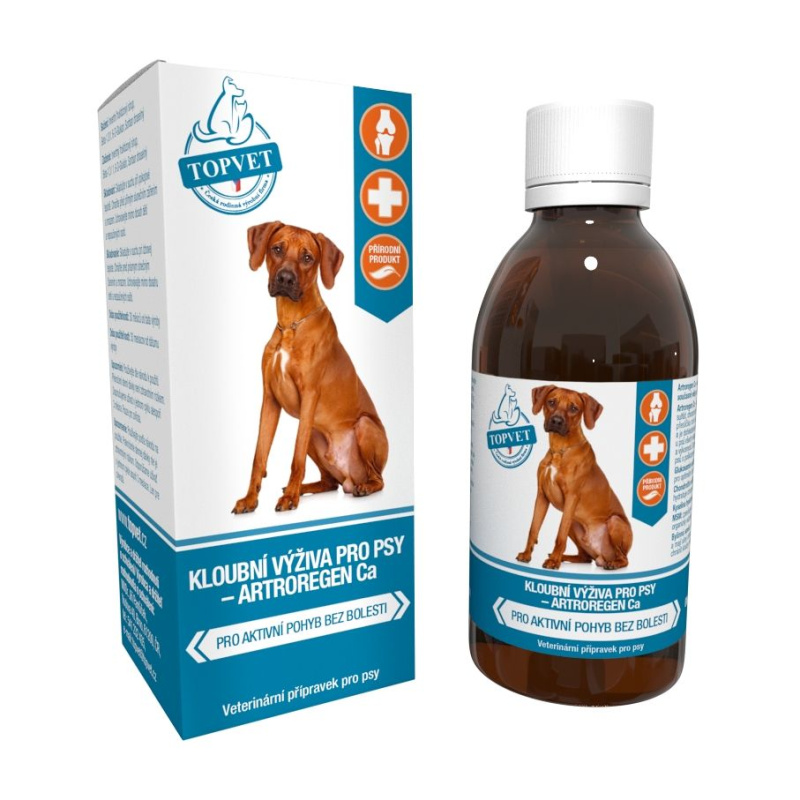 Kloubní výživa sirup pro psy TOPVET 200ml