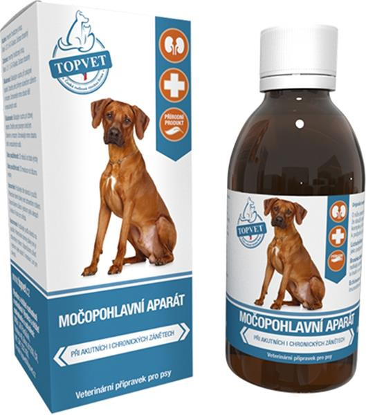 Močopohlavní aparát sirup pro psy TOPVET 200ml