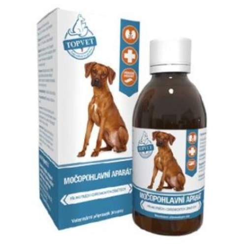 Močopohlavní aparát sirup pro psy TOPVET 200ml