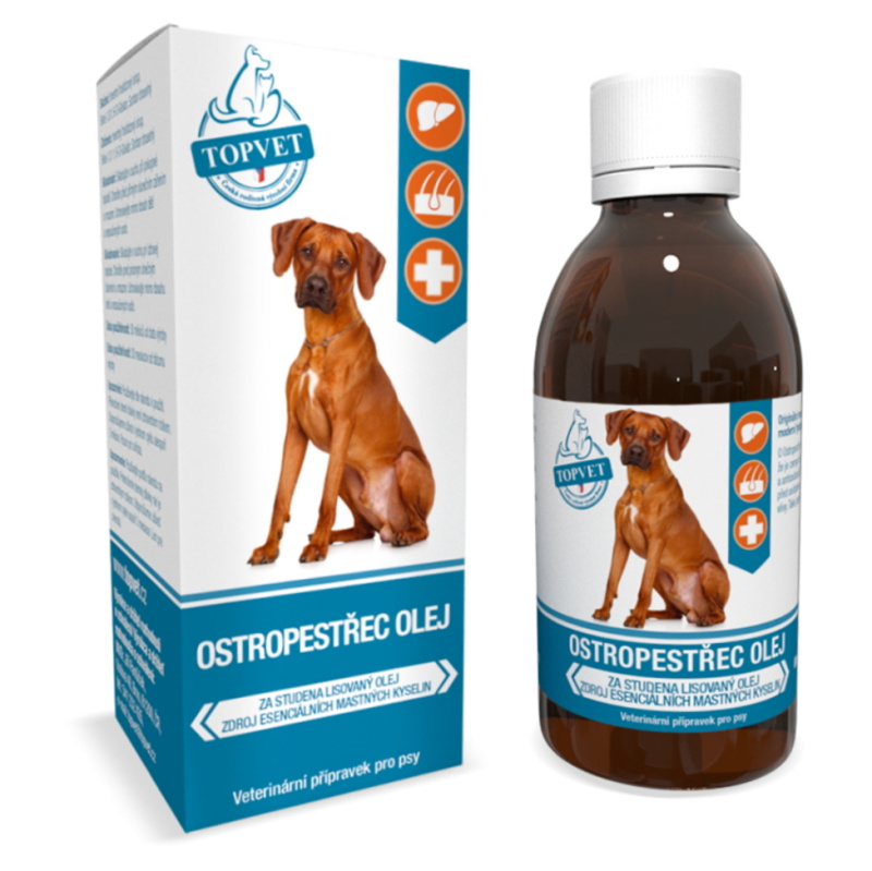 Ostropestřec olej Topvet 200ml