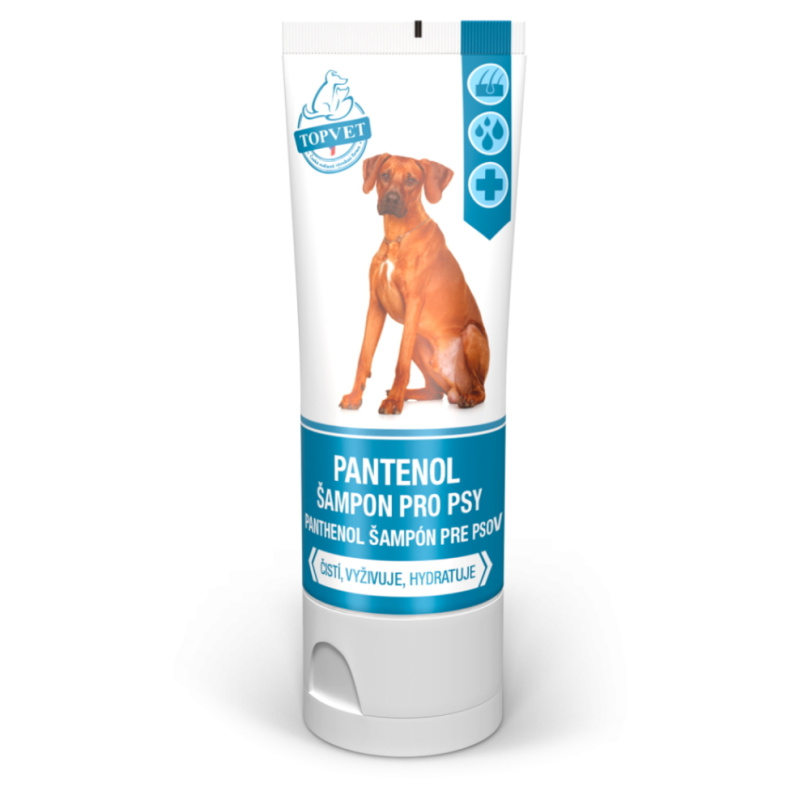 Pantenol šampon  pro psy TOPVET  200 ml