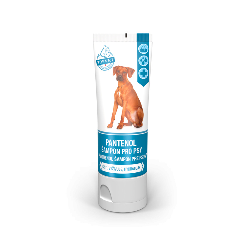 Pantenol šampon  pro psy TOPVET  200 ml