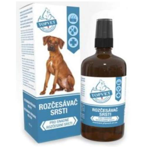 Rozčesávač srsti pro psy TOPVET 200ml