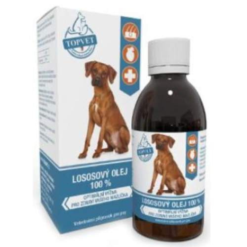 Lososový olej pro psy TOPVET 200ml