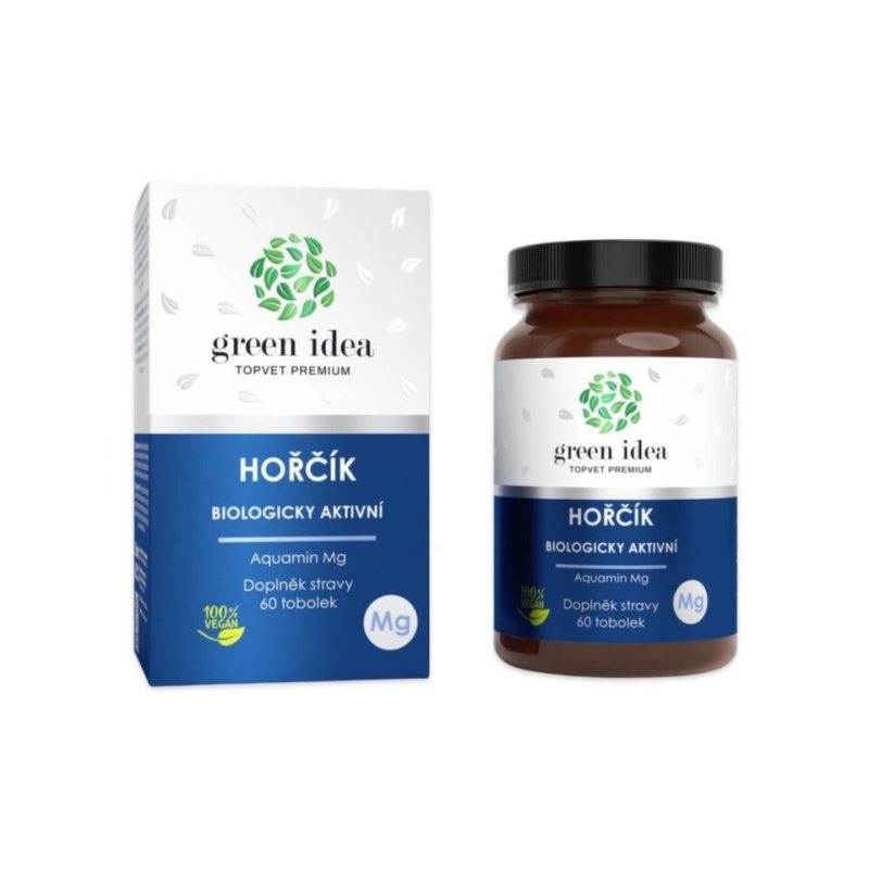 Green idea Aquamin Mg biologicky aktivní hořčík 60 tobolek