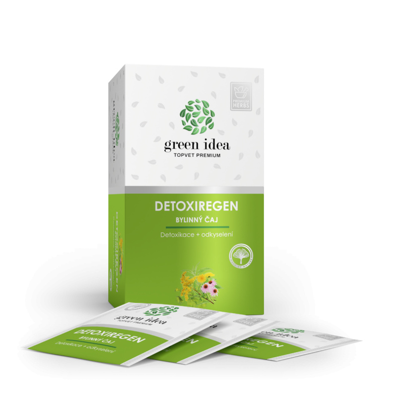 GREEN IDEA Detoxiregen Bylinný čaj 20 x 1.5 g