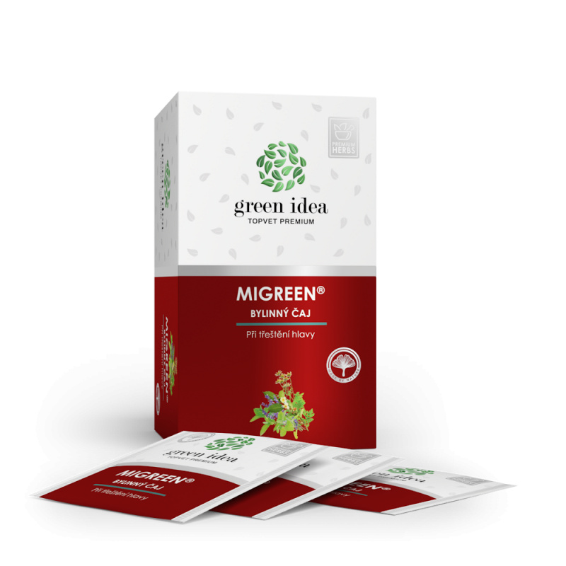 GREEN IDEA Migreen Bylinný čaj 20 x 1.5 g