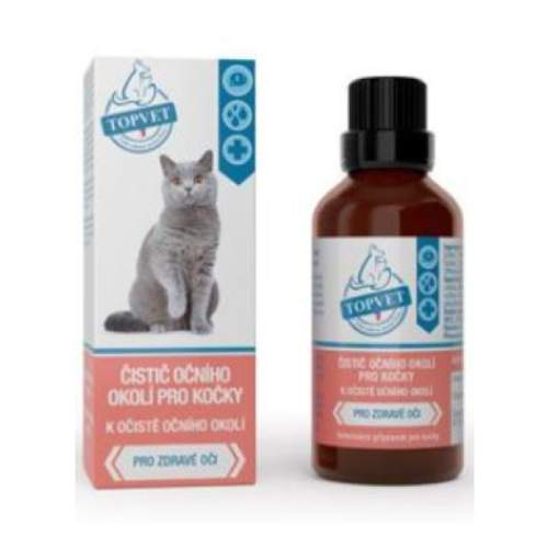 Čistič očního okolí pro kočky TOPVET  50ml