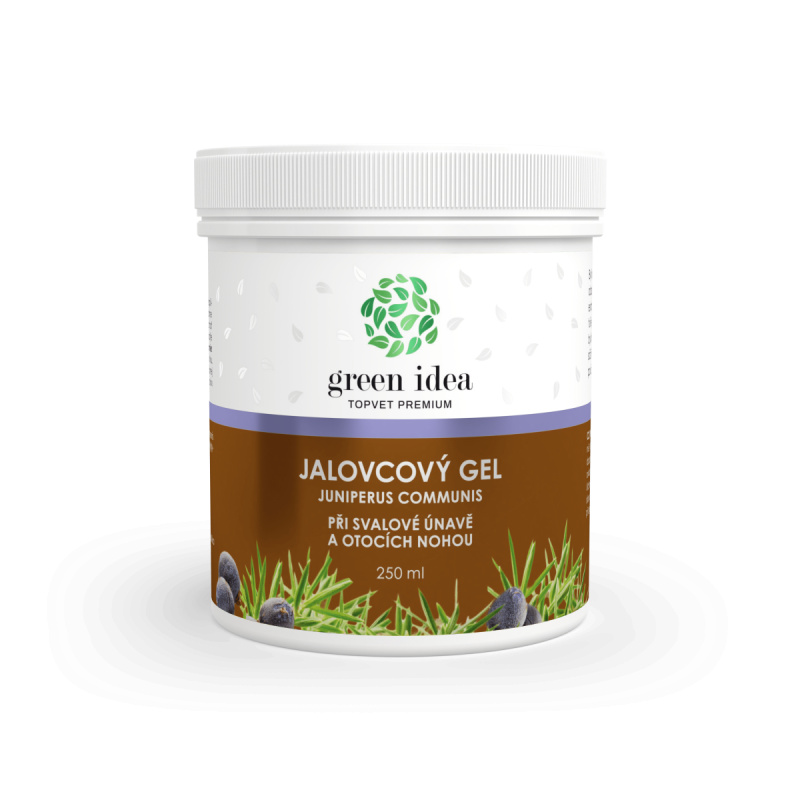 Green idea Jalovcový masážní gel 250 ml