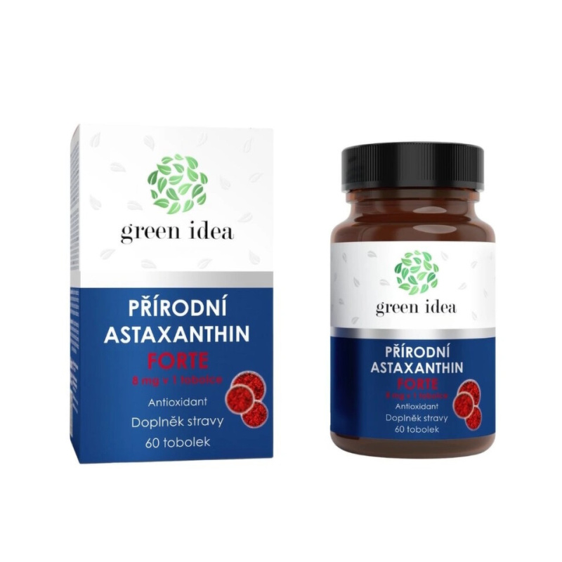 Green idea Přírodní Astaxanthin FORTE 60 tobolek